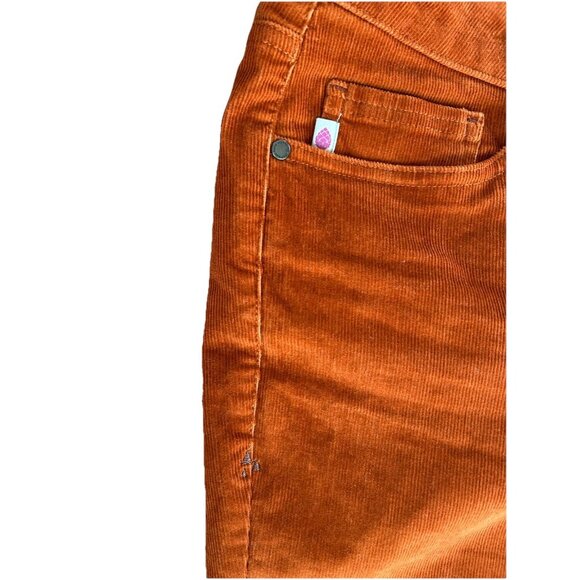 Stio Rivet Cord Canvas Skinny Pants Mustang Brown Stretch Women's Size 10S - Picture 4 of 9